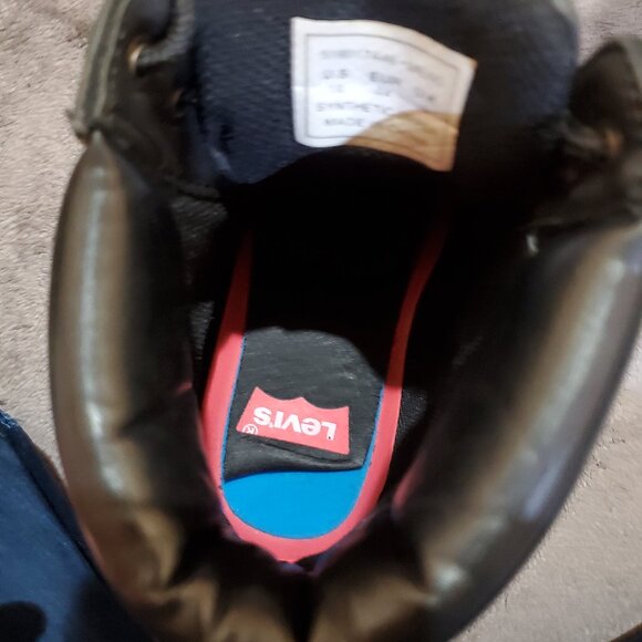 Levi's Crestone Mens Boot Black Mono Chrome 518017-A48 Size 10 - Picture 9 of 11